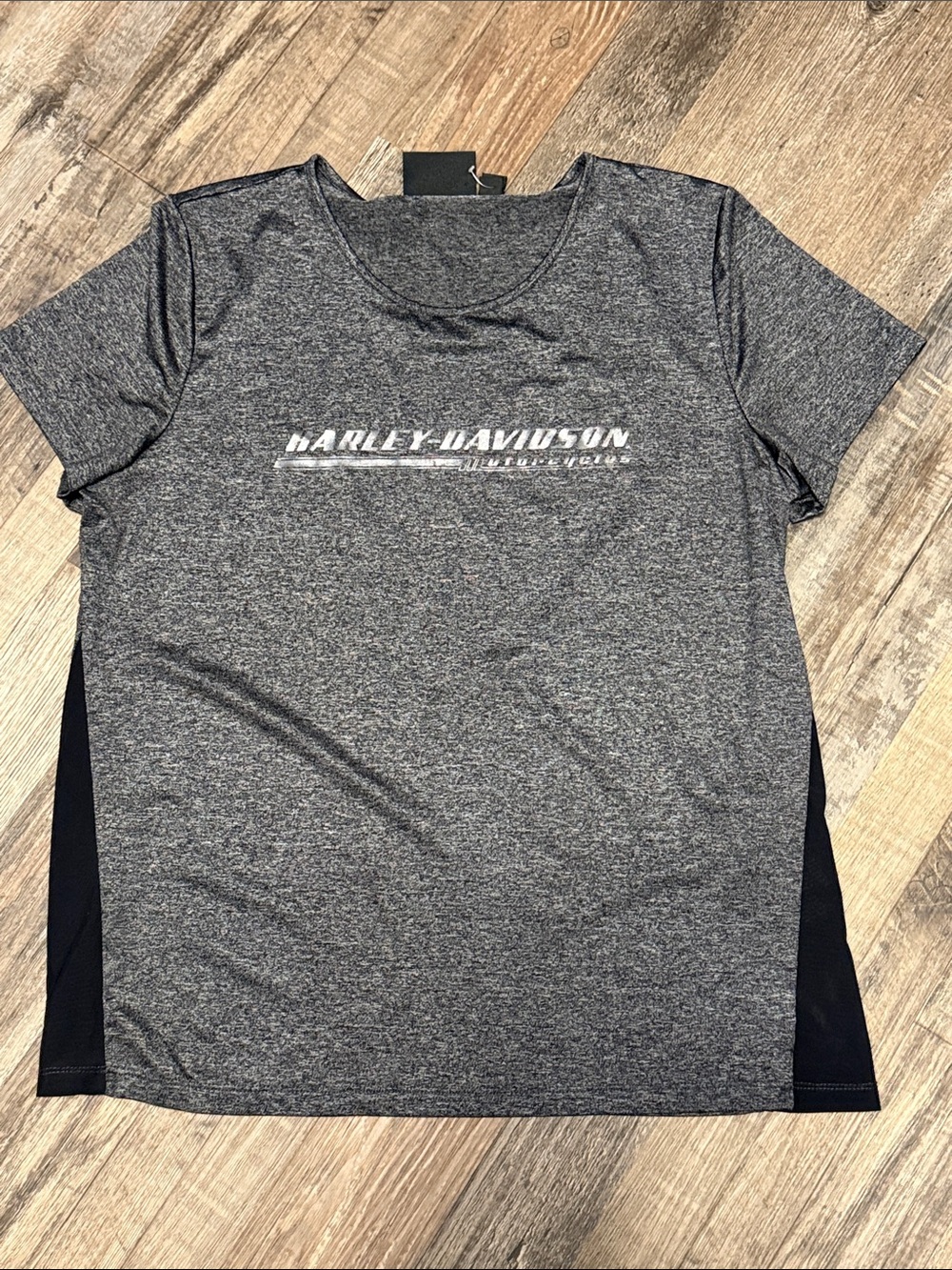 Harley-Davidson Women’s Gray Heather Logo Short Sleeve Tee Size XL